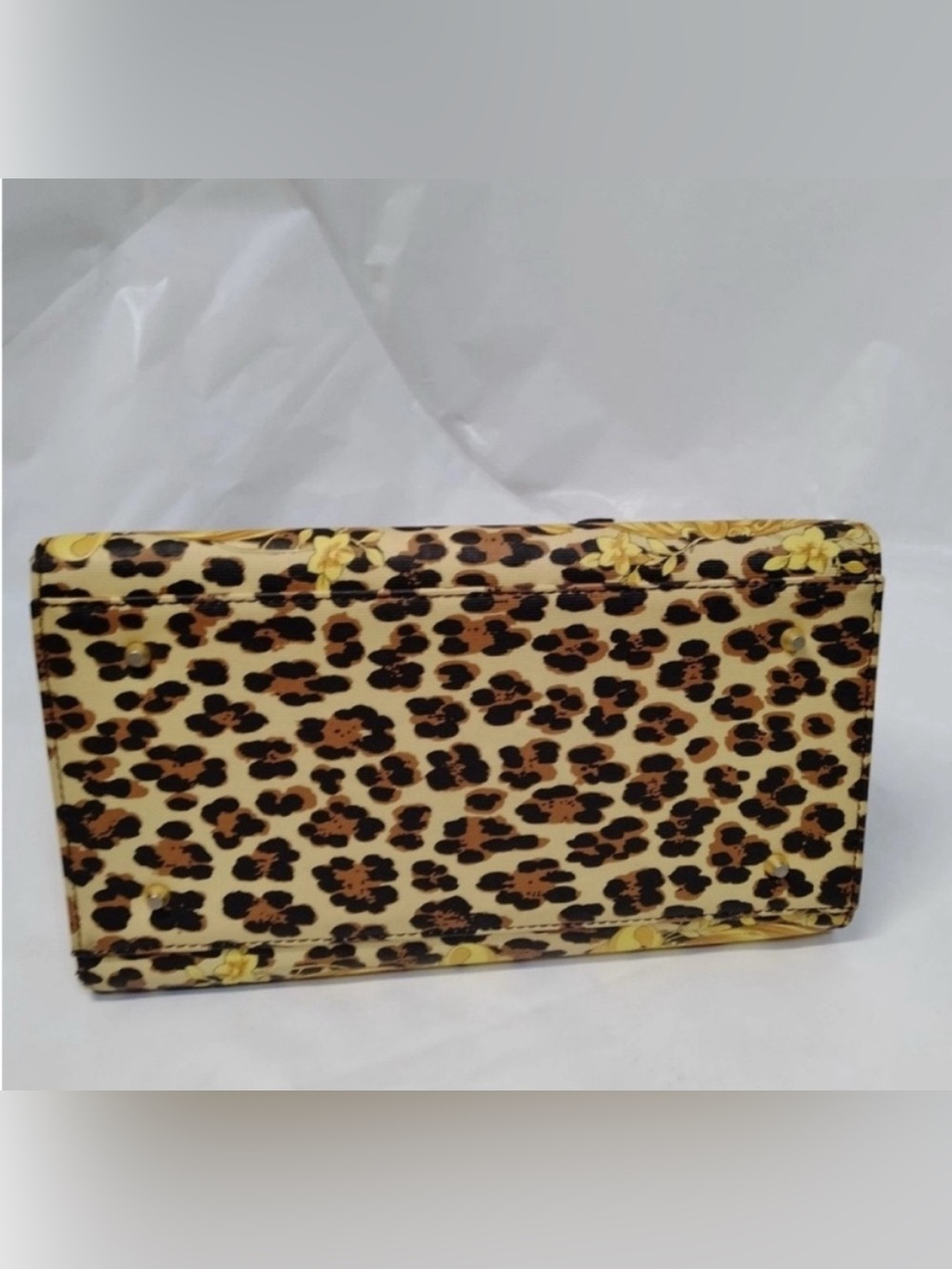 Gianni Versace Y2K Leopard & Baroque print “sunburst” satchel - collectors item - Picture 6 of 16